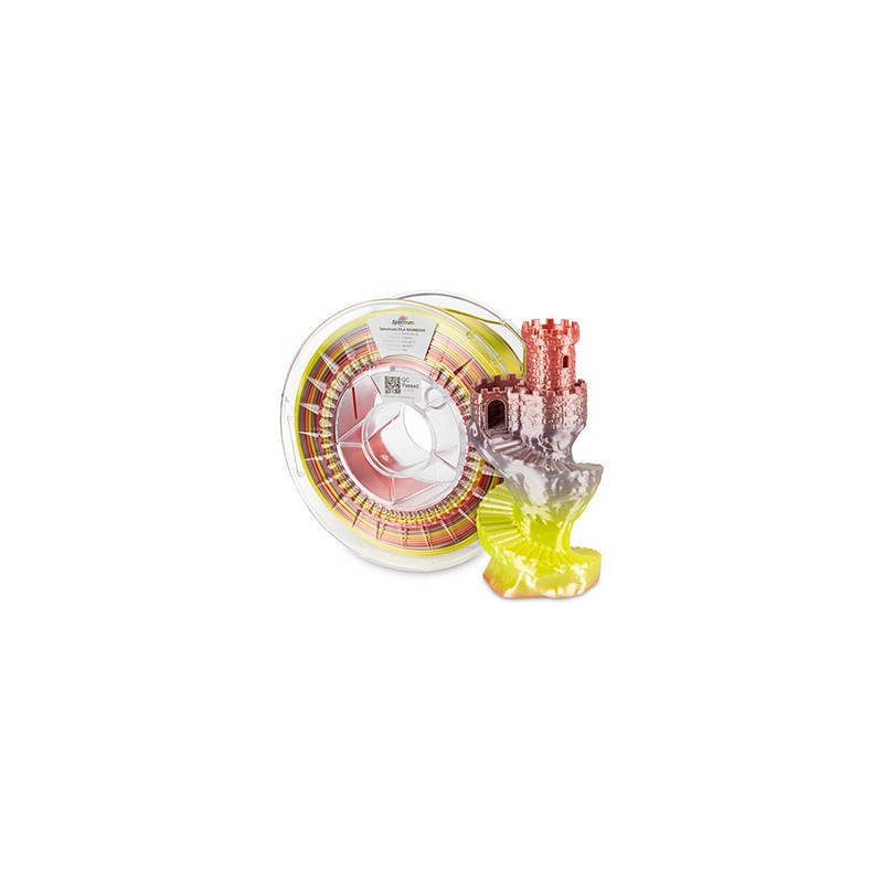 Spectrum Filament PLA Silk Rainbow 1000g, earth blend