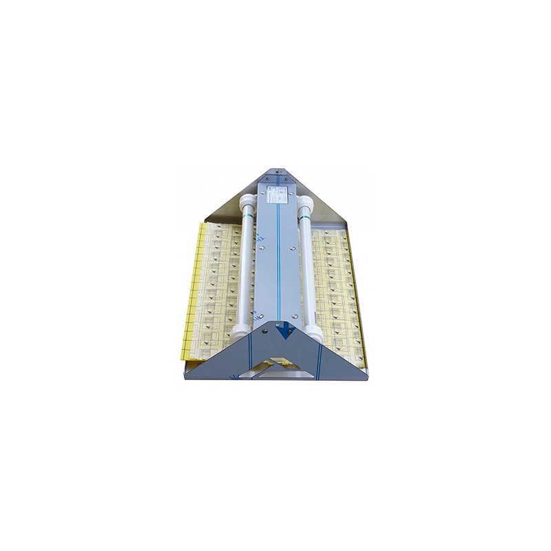 Lampa owadobójcza 230 V, do 80 m2, 2x15W, srebrny, Format1, ITRAP30, IP65, z powierzchnią klejącą