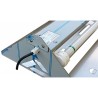 Lampa owadobójcza 230 V, do 80 m2, 2x15W, srebrny, Format1, ITRAP30, IP65, z powierzchnią klejącą