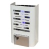 Lampa owadobójcza 230 V, do 50 m2, 20W, srebrny, Format1, IGLUCN, IP20, z lepem na owady