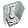 Lampa owadobójcza 230 V, do 50 m2, 20W, srebrny, Format1, IGLUCN, IP20, z lepem na owady