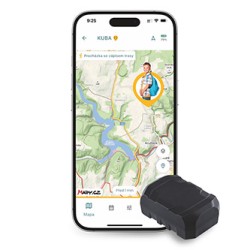 GPS tracker do użytku osobistego czarny, ONI 67380, Mala