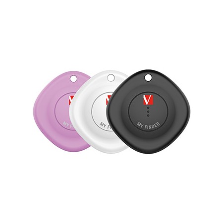 Lokalizator Bluetooth My Finder MYF-03 czarny, biały i różowy, 32132, Verbatim