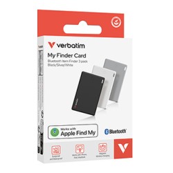 Lokalizator Bluetooth My Finder Card czarny, srebrny i biały, 32141, Verbatim