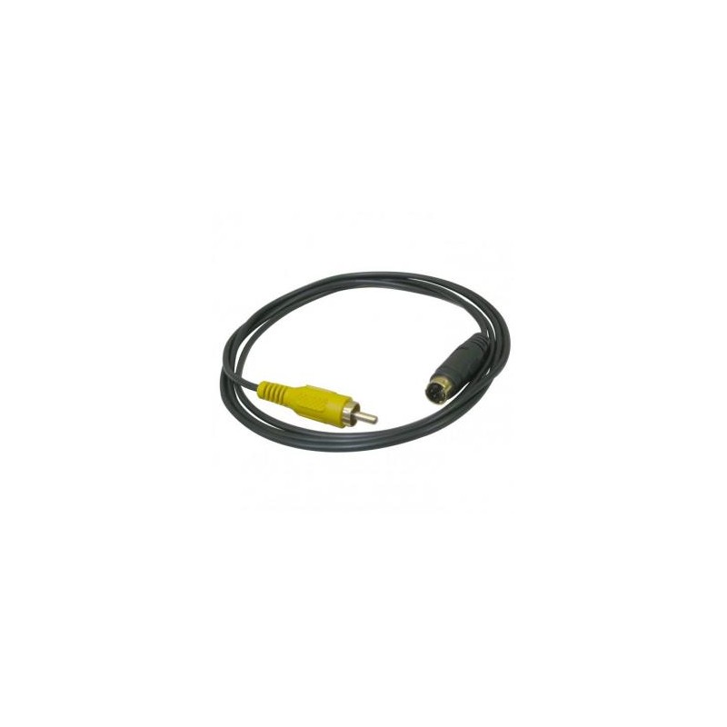 Video Kabel S-VIDEO (M) - CINCH męski, 5m, czarny, Logo, EOL