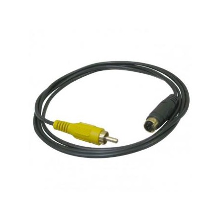 Video Kabel S-VIDEO (M) - CINCH męski, 5m, czarny, Logo, EOL