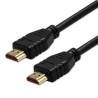 Video Kabel HDMI M - HDMI M, HDMI 2.1 - Ultra High Speed, 1m, pozłacane złącza, czarny, Logo blister, 8K@60Hz, 48Gb/s, EOL