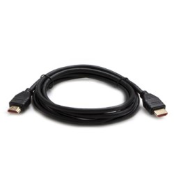 Video Kabel HDMI M - HDMI M, HDMI 2.1 - Ultra High Speed, 1m, pozłacane złącza, czarny, Logo blister, 8K@60Hz, 48Gb/s, EOL