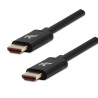Video Kabel HDMI M - HDMI M, HDMI 2.1 - Ultra High Speed, 2m, pozłacane złącza, aluminiowa obudowa,, czarny, Logo 8K@60Hz, 48Gb/