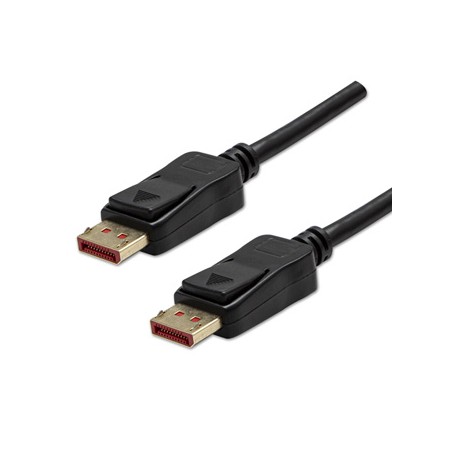 Video Kabel DisplayPort M - DisplayPort M, DP v 1.4, 2m, pozłacane złącza, czarny, 8K@60Hz, 32,4Gb/s, EOL