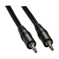 Audio Kabel Jack (3,5mm) M - Jack (3,5mm) M, 1.5m, czarny
