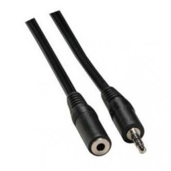 Przedłużacz do kabli audio Jack (3,5mm) M - Jack (3,5mm) F, 10m, czarna