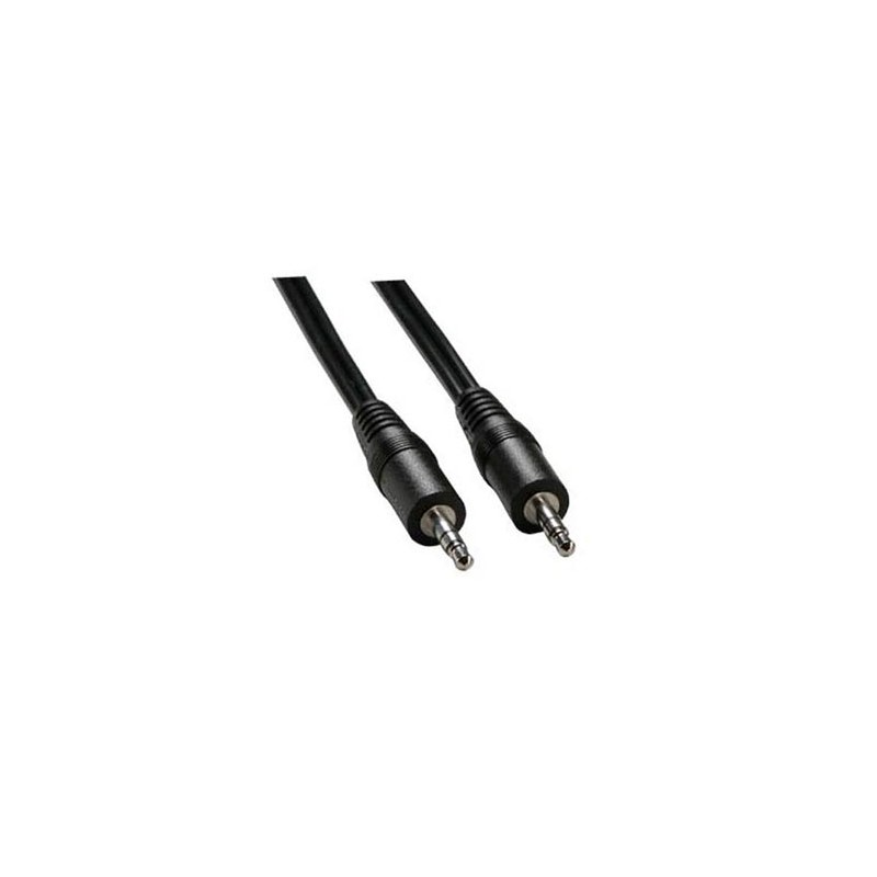Audio Kabel Jack (3,5mm) M - Jack (3,5mm) M, 1.2m, czarna, Logo, EOL