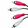 Audio Kabel 2x CINCH M - 2x CINCH M, 5m, czarna, EOL