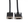 Video Kabel DVI (12+5) M - VGA (D-Sub) (M), 2m, czarny, EOL