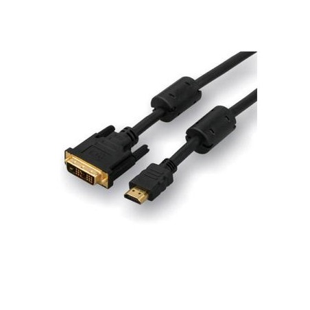 Video Kabel DVI (18+1) M - HDMI M, 2m, pozłacane złącza, czarny, EOL