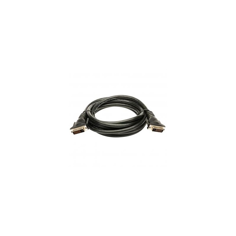 Video Kabel DVI (24+1) M - DVI (24+1) M, Dual link, 3m, chroniony, czarny, EOL