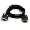 Video Kabel DVI (24+1) M - DVI (24+1) M, Dual link, 10m, pozłacane końcówki, ekranowany, czarna, EOL