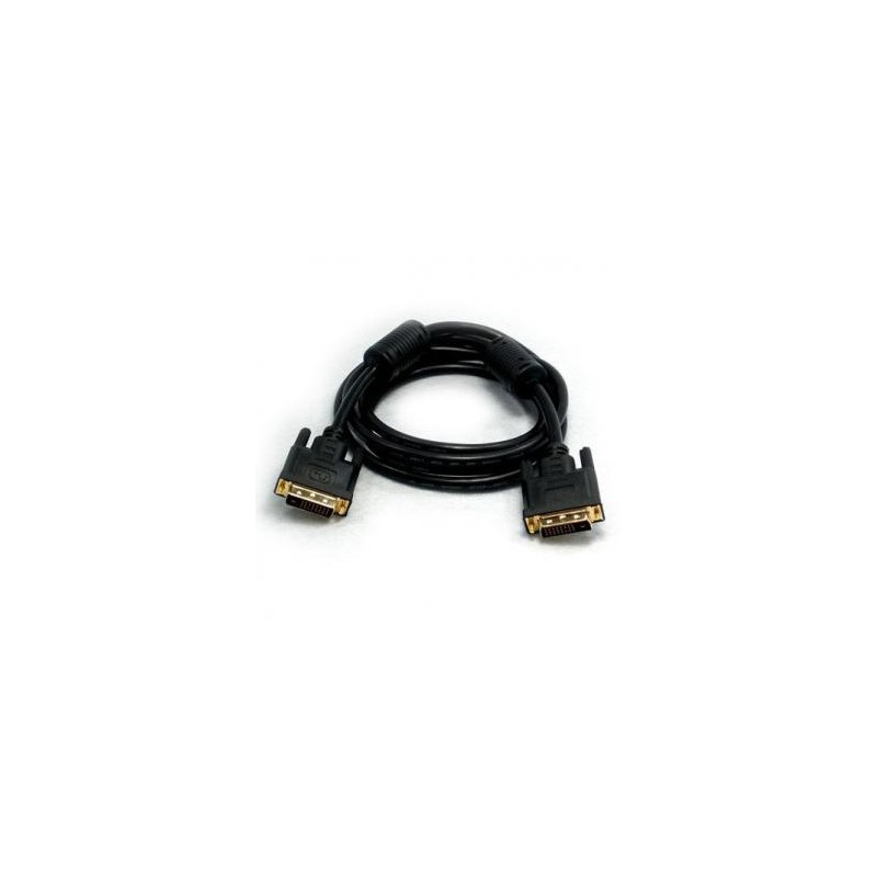 Video Kabel DVI (24+1) M - DVI (24+1) M, Dual link, 20m, pozłacane końcówki, ekranowany, czarna, EOL