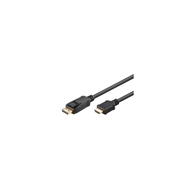 Video Kabel DisplayPort M - HDMI M, 2m, czarna, EOL