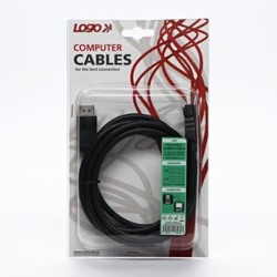 Video Kabel DisplayPort M - DisplayPort M, 2m, czarny, blister, EOL
