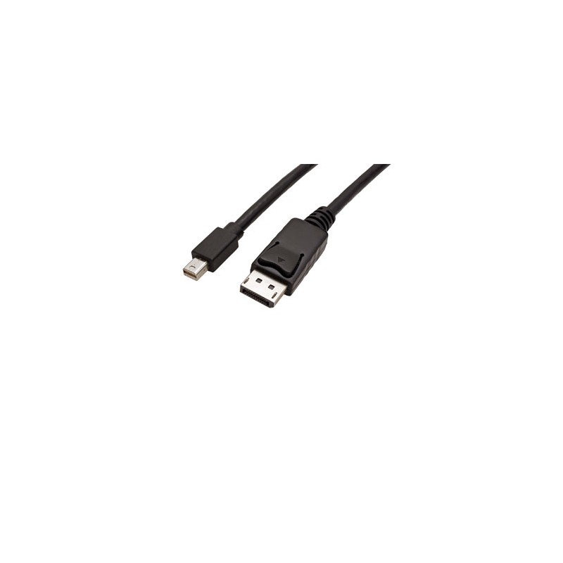 Video Kabel mini DisplayPort (M) - DisplayPort M, 2m, czarny, EOL