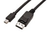 Video Kabel mini DisplayPort (M) - DisplayPort M, 2m, czarny, EOL