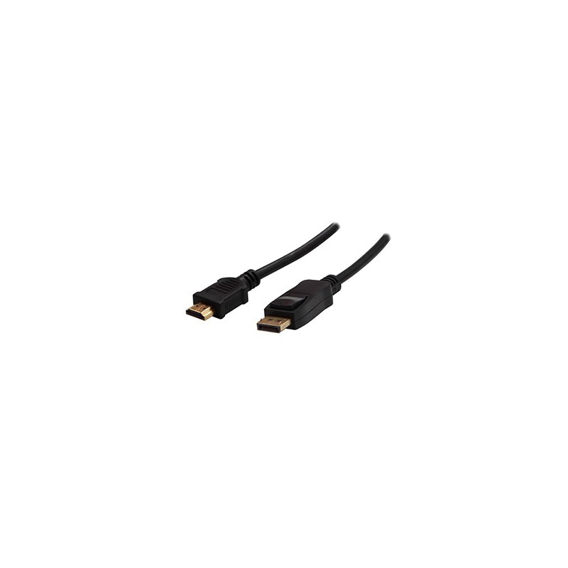 Video Kabel DisplayPort M - HDMI M, 5m, czarna, Logo blister, EOL