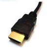 Video Kabel micro HDMI (M) - HDMI M, HDMI 1.4 - High Speed with Ethernet, 1m, czarna, EOL