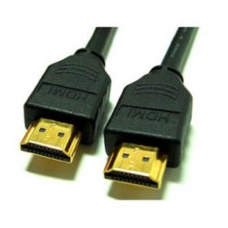 Video Kabel HDMI M - HDMI M, HDMI 1.4 - High Speed with Ethernet, 2m, pozłacane złącza, czarny, EOL
