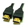 Video Kabel HDMI M - HDMI M, HDMI 1.4 - High Speed with Ethernet, 2m, pozłacane złącza, czarny, EOL