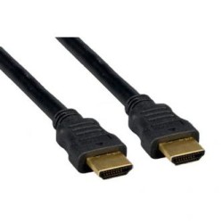 Video Kabel HDMI M - HDMI M, HDMI 1.4 - High Speed with Ethernet, 2m, pozłacane złącza, czarny, EOL