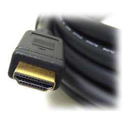 Video Kabel HDMI M - HDMI M, HDMI 1.4 - High Speed with Ethernet, 2m, pozłacane złącza, czarny, Logo blister, EOL