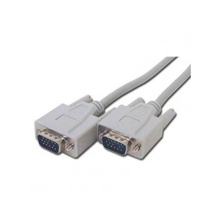 Video Kabel VGA (D-Sub) (M) - VGA (D-Sub) (M), 2m, szary