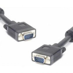 Video Kabel SVGA (D-sub) M - SVGA (D-sub) M, 3m, chroniony, czarny, Logo, EOL