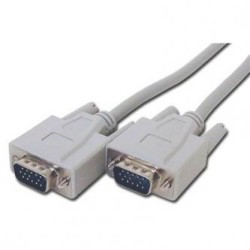 Video Kabel VGA (D-Sub) (M) - VGA (D-Sub) (M), 3m, szary, EOL