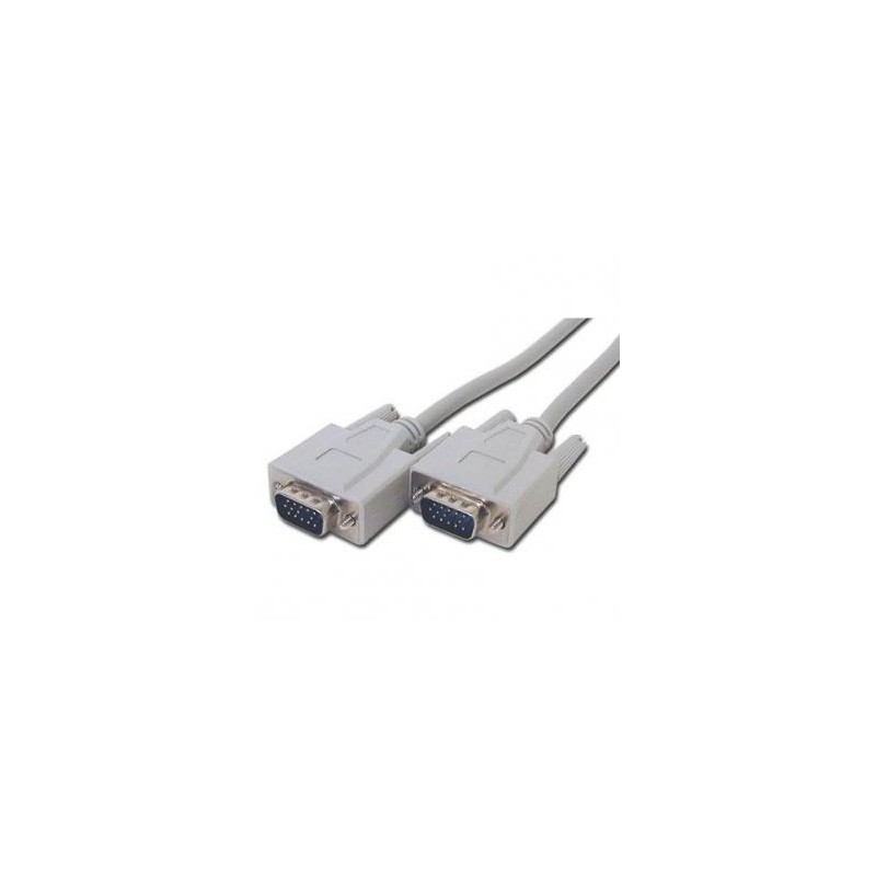 Video Kabel VGA (D-Sub) (M) - VGA (D-Sub) (M), 3m, szary, Logo, EOL