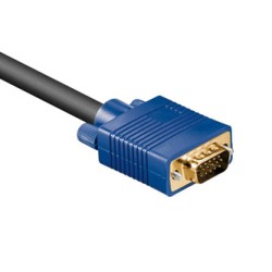 Video Kabel SVGA (D-sub) M - SVGA (D-sub) M, 5m, pozłacane konektory, czarna, EOL