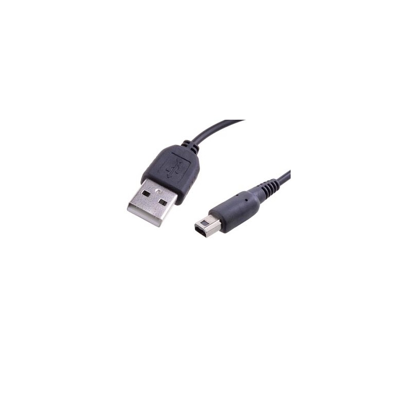 Avacom USB kabel (2.0), USB A M - Nintendo 3DS M, 1.2m, okrągły, czarny