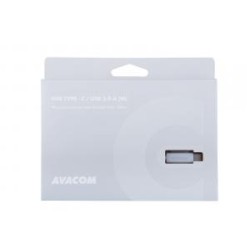 Avacom USB kabel (3.0), USB A M - USB C (M), 1m, srebrny, blister