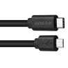 Avacom USB kabel (2.0), USB C (M) - microUSB (M), DCUS-TPMI-P10K, 1m, do 480 Mbps, czarny, blister, do 3A (obsługa szybkiego ład