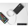 Avacom USB kabel (2.0), USB C (M) - Apple Lightning M, 1.2m, okrągły, biały, nie oryginalna