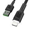 Zestaw 3x Green Cell kabel GC Ray USB - Lightning 120cm do iPhone, iPad, iPod, biała LED, szybkie ładowania