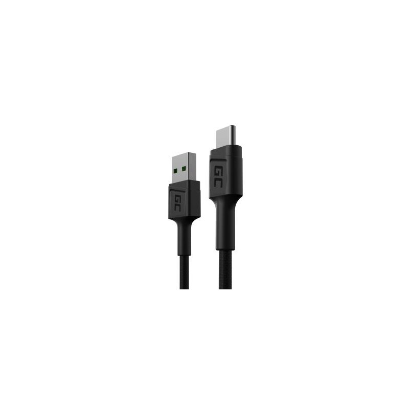 Green Cell kabel GC PowerStream USB-A - USB-C 30cm quick charge Ultra Charge, QC 3.0
