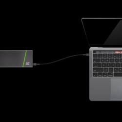 Kabel Green Cell GC PowerStream USB-C - USB-C 30cm, szybkie ładowania power Delivery (60W), Ultra Charge, QC 3.0