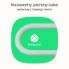 USB-C kabel 0.3m 100W Greencell PowerStream szybkie ładowanie PD Snow