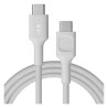USB-C kabel 2m 100W Greencell PowerStream szybkie ładowania PD Snow