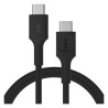 KABGC100PF120PBUSB-C kabel 1.2m 100W Greencell PowerFlex szybkie ładowania PD Panther kolor czarny