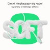 KABGC100PF120PBUSB-C kabel 1.2m 100W Greencell PowerFlex szybkie ładowania PD Panther kolor czarny