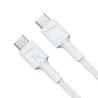 Kabel biała USB-C Type C 2m Green Cell PowerStream z szybkim ładowaniem power Delivery 60W, Ultra Charge, szybkie Charge 3.0